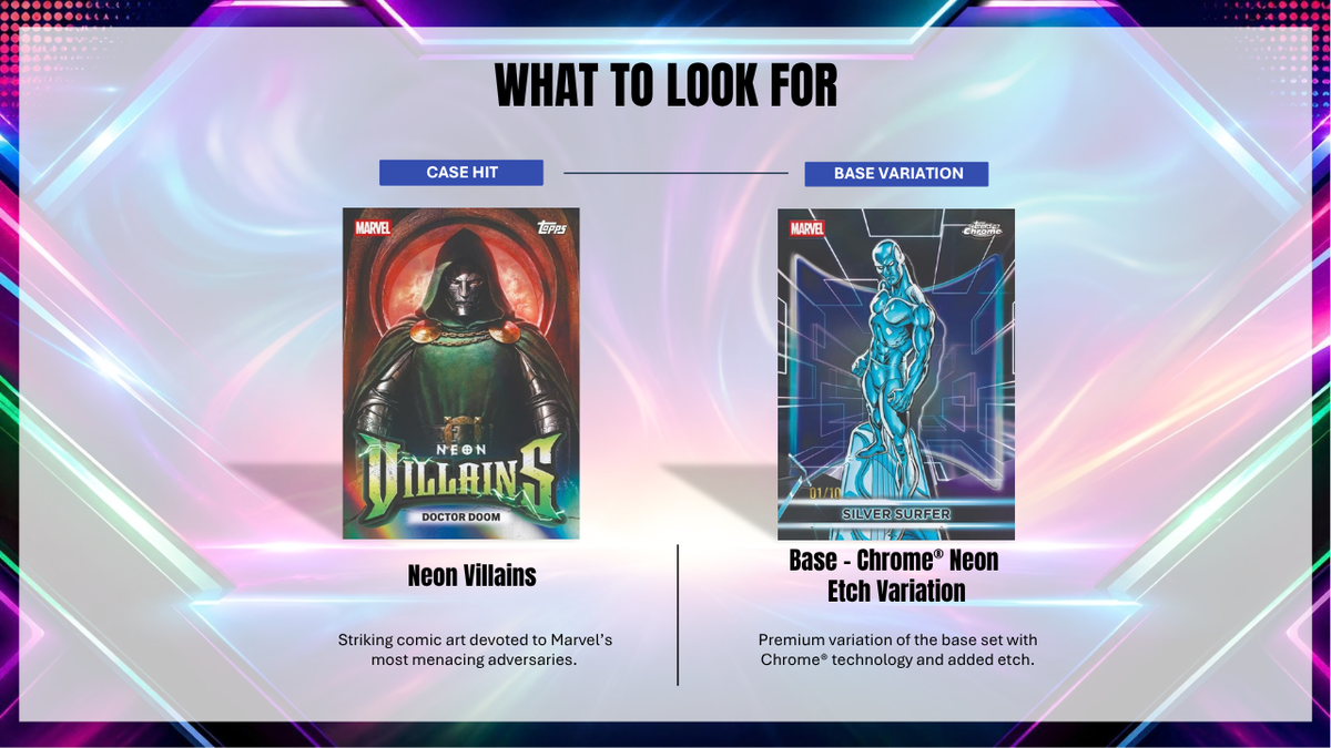 2026 Topps Neon Marvel Mega Box