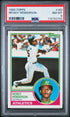 1983 TOPPS 180 RICKEY HENDERSON PSA 8 - front