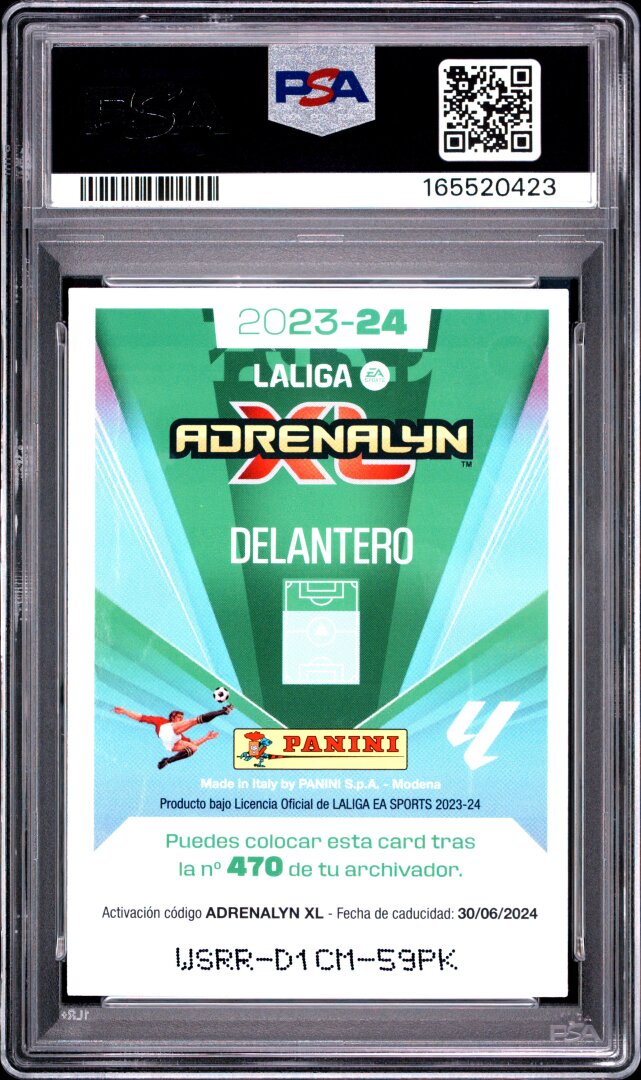 2023 Panini Adrenalyn Xl Laliga Dream Box Card Unica C.Ronaldo/l.Messi PSA 7