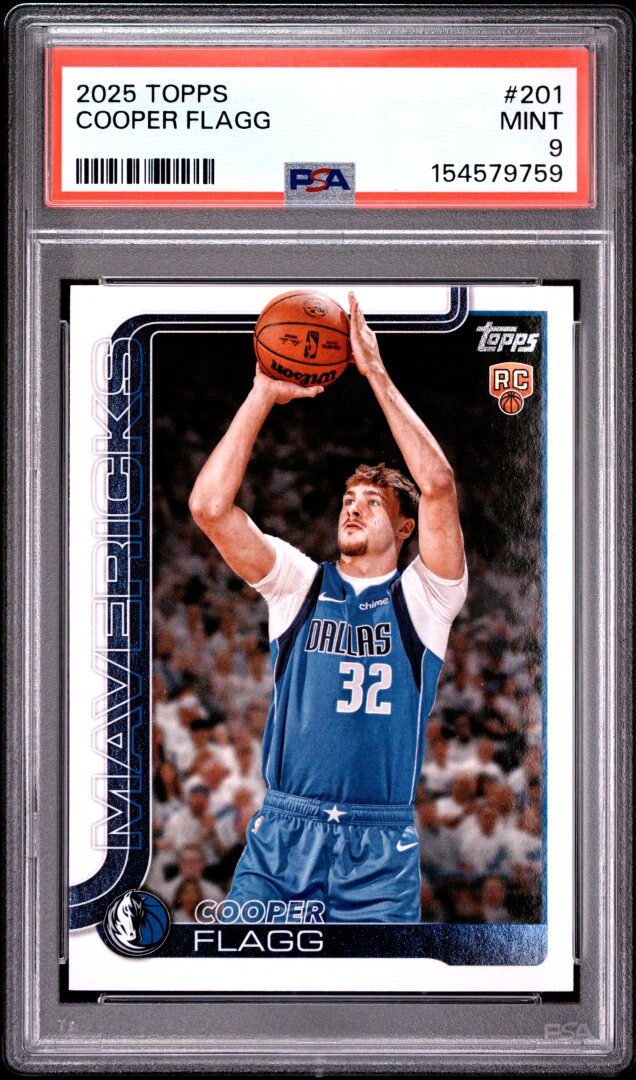 2025 Topps Cooper Flagg RC PSA 9 #201