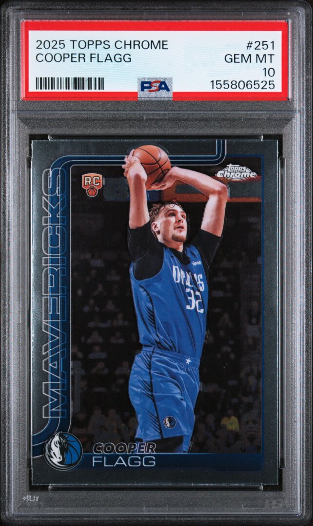 2025 Topps Chrome Cooper Flagg PSA 10 #251