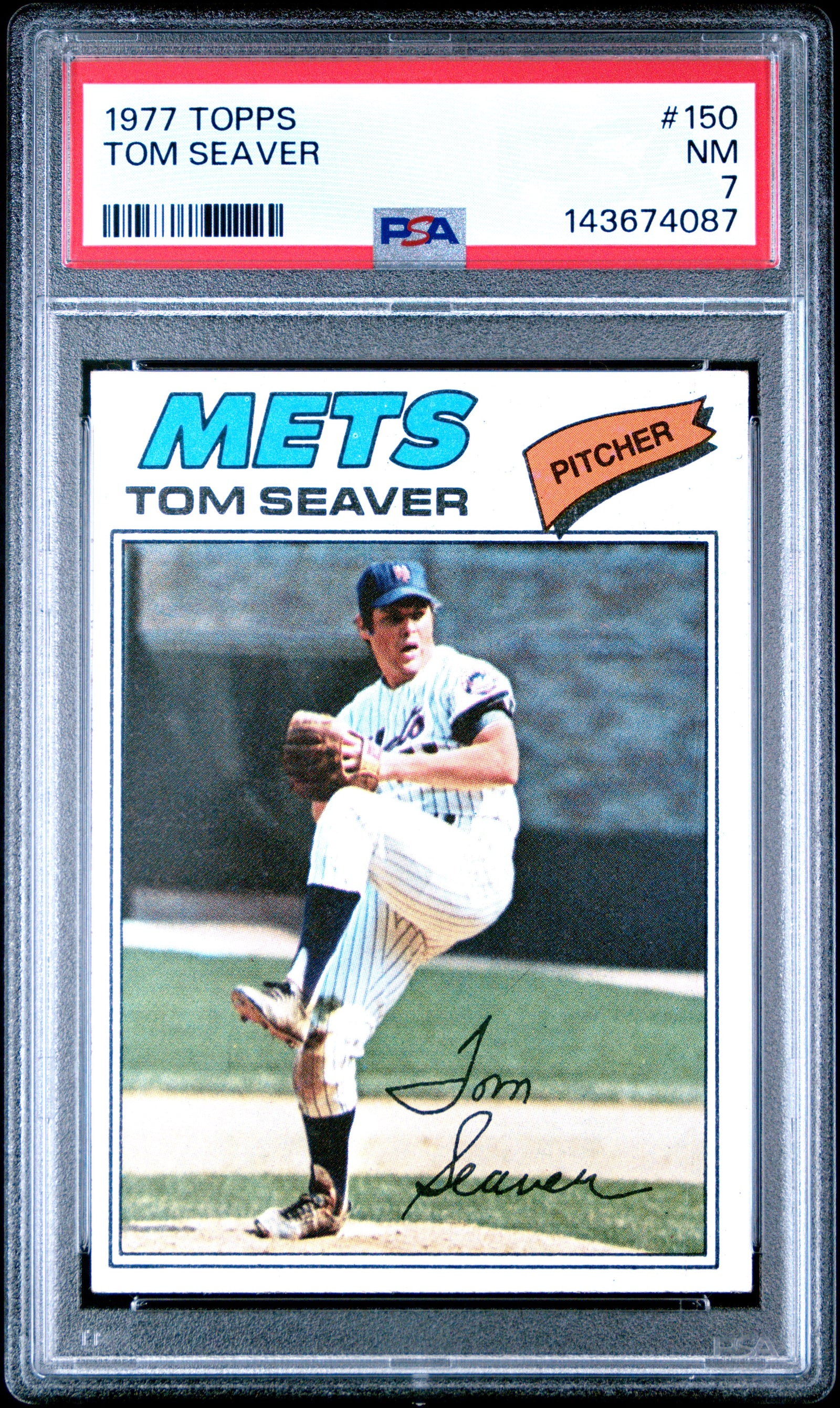 1977 Topps 150 Tom Seaver  PSA 7
