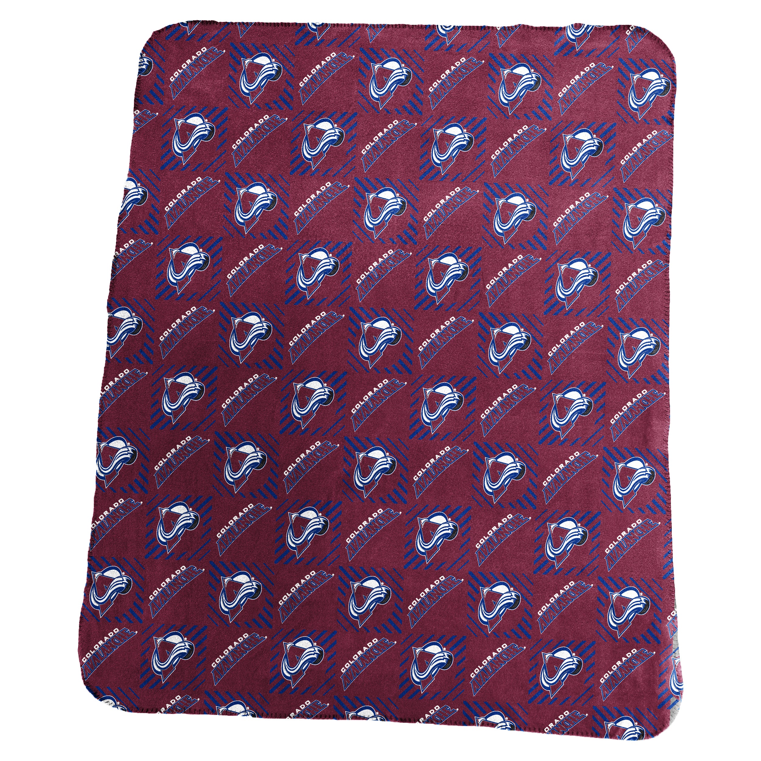Colorado Avalanche 50" x 60" Repeating Pattern Fleece Throw Blanket
