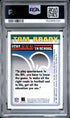 2003 Nflpa Stay Cool In School Tom Brady Stay Cool In School PSA 9