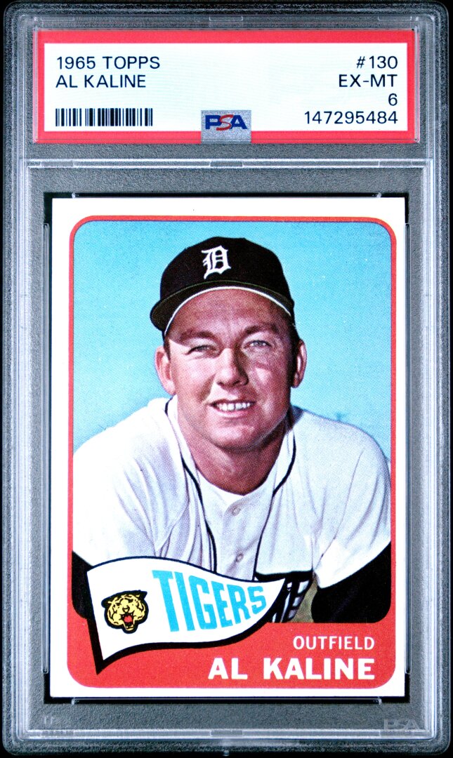 1965 Topps #130 Al Kaline PSA 6