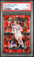 2024 Panini Select WNBA Caitlin Clark RC Red Ice #72 PSA 9