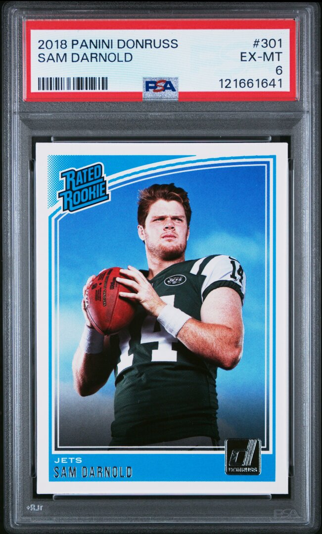 2018 Panini Donruss Sam Darnold RC #301 PSA 6