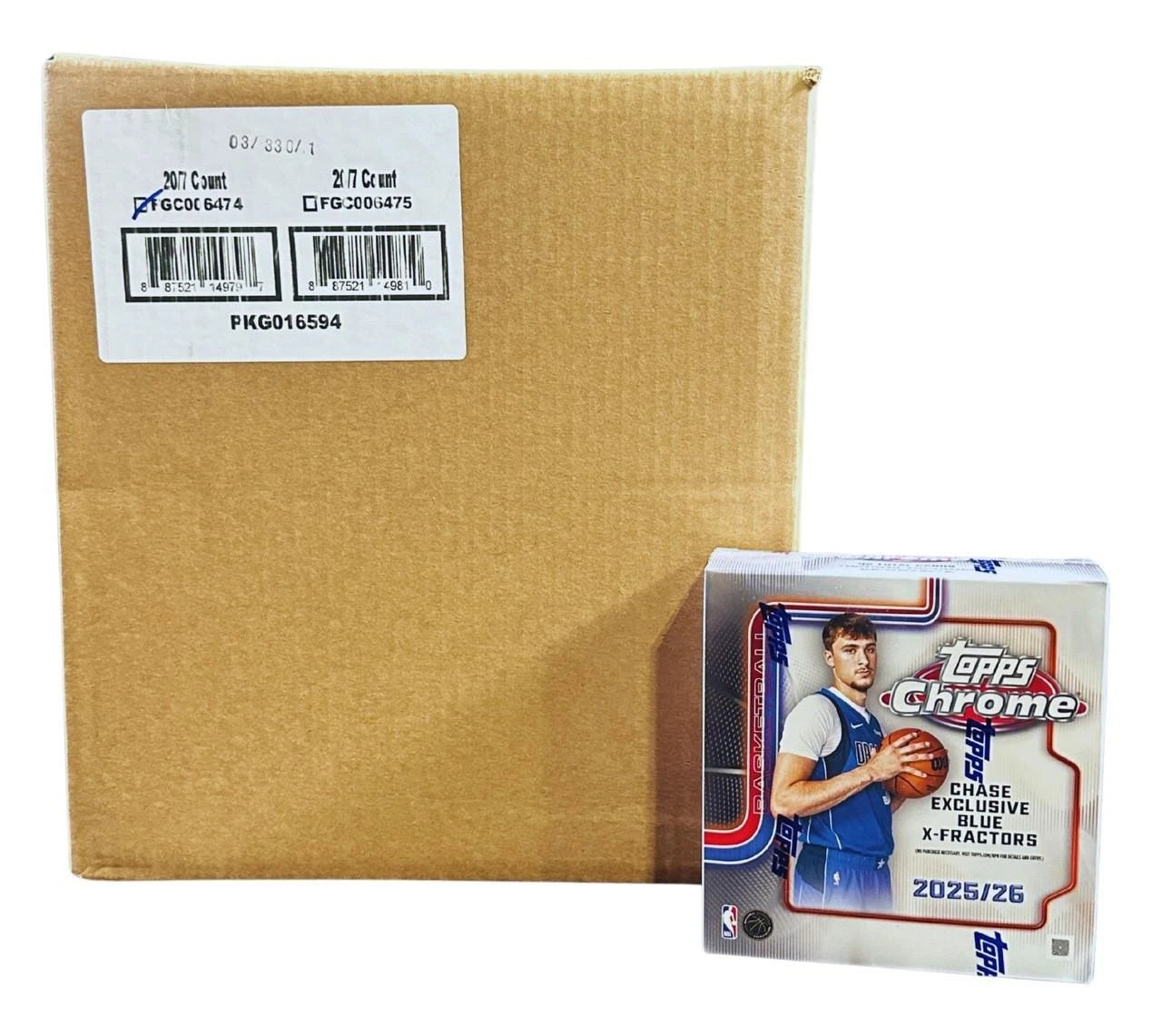 2025-26 Topps Chrome Basketball Mega Box (Case of 20)
