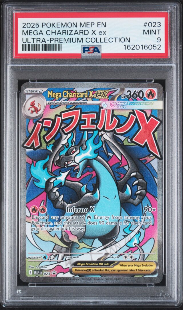 2025 Pokemon Mega Charizard X Ex Ultra-premium Collection PSA 9 #023