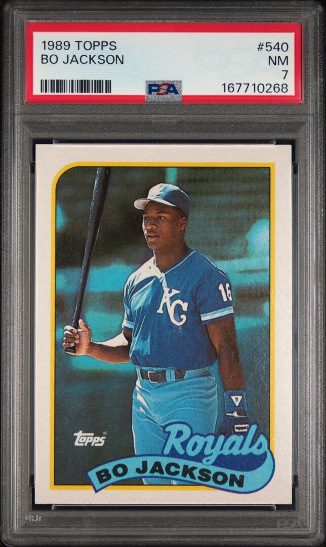 1989 Topps #540 Bo Jackson PSA 7