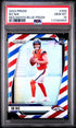 2024 Panini Prizm #309 Bo Nix Red/White/Blue Prizm RC PSA 10