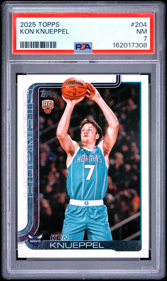2025 Topps Kon Knueppel RC PSA 7 #204