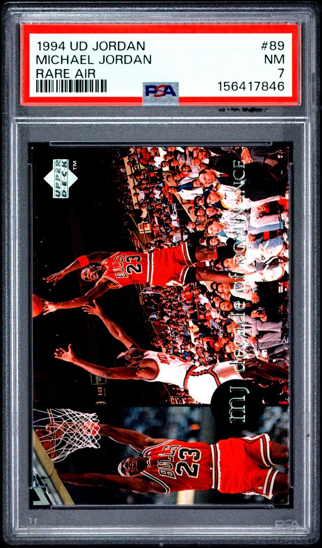 1994 Upper Deck Mj Rare Air Michael Jordan Rare Air PSA 7 #89
