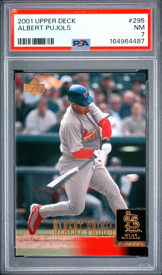 2001 Upper Deck Albert Pujols RC PSA 7 #295