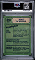 1982 TOPPS 101 MIKE SCHMIDT IN ACTION PSA 8 - back