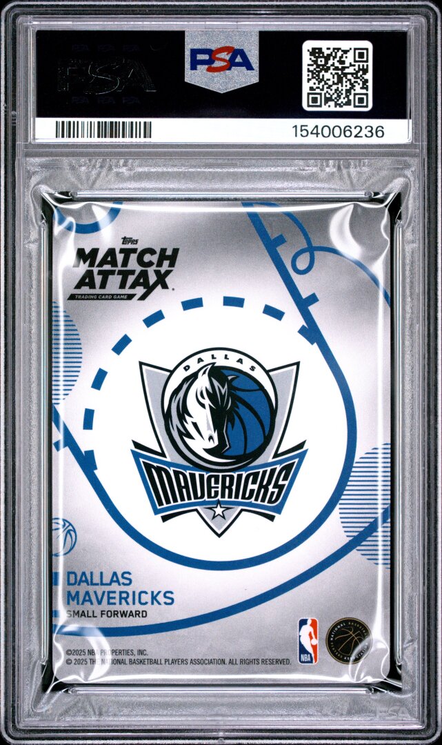 2025 Topps Match Attax Breakthrough Baller Cooper Flagg RC PSA 10 #BB-CF