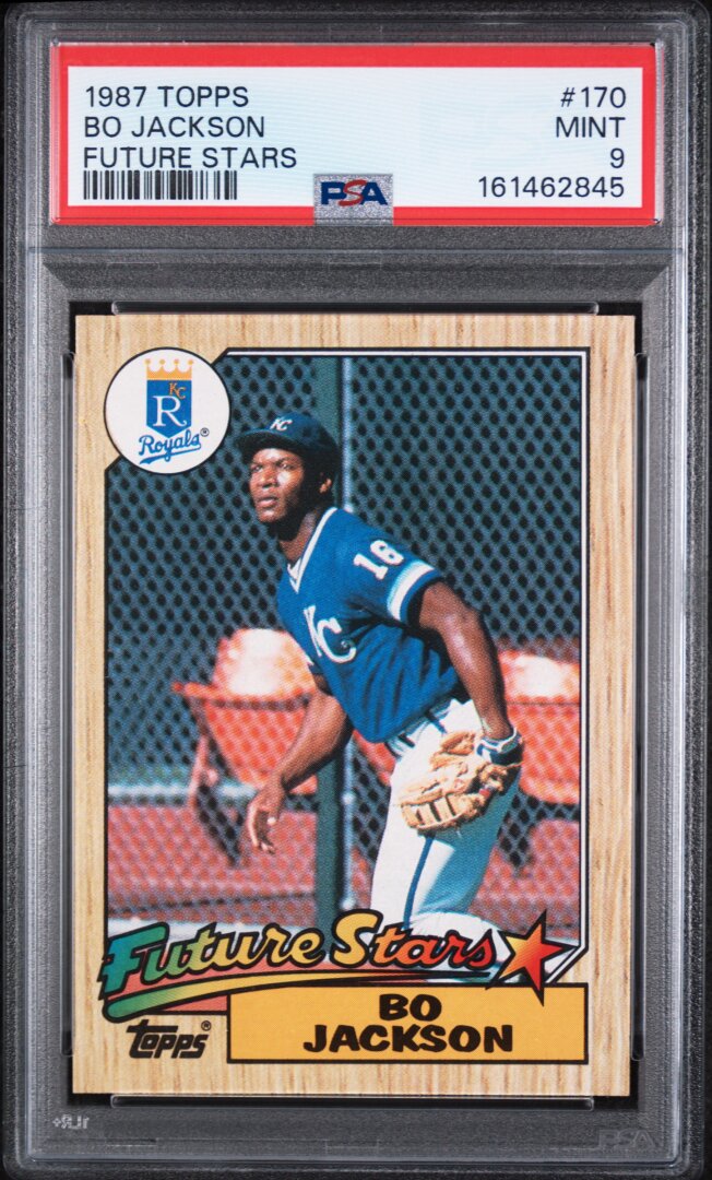 1987 Topps Bo Jackson RC Future Stars PSA 9 #170