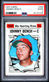 1970 Topps Johnny Bench PSA 2 #464