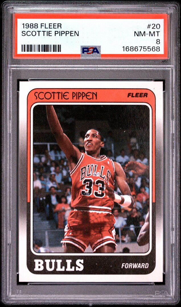 1988 Fleer Scottie Pippen PSA 8 #20