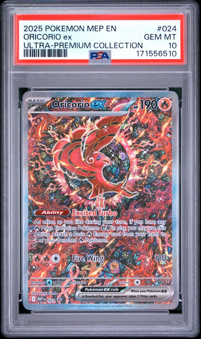 2025 Pokemon Oricorio Ex Ultra-premium Collection PSA 10 #024