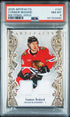 2025 Upper Deck Artifacts Connor Bedard Material-Gold /199 PSA 8