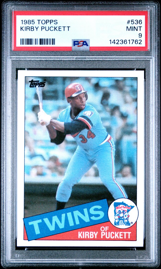 1985 Topps Kirby Puckett RC PSA 9 #536