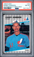 1989 Fleer #381 Randy Johnson RC Ad Partially Obscured PSA 8