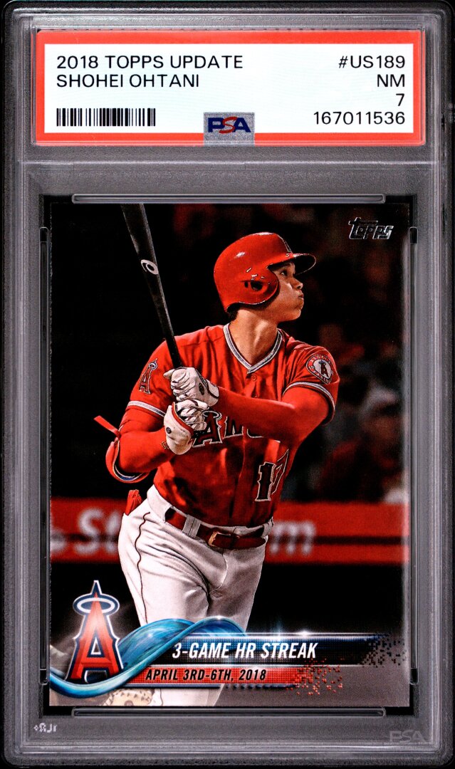 2018 Topps Update Shohei Ohtani PSA 7 #US189