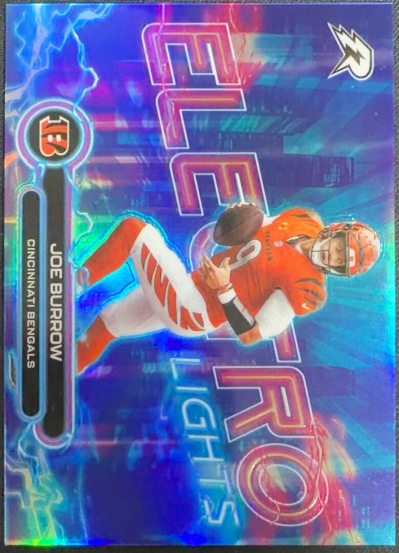 2026 Topps Football Joe Burrow Electro Lights #EL-3 SSP