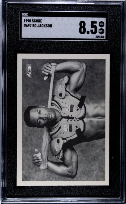 1990 Score Bo Jackson SGC 8.5