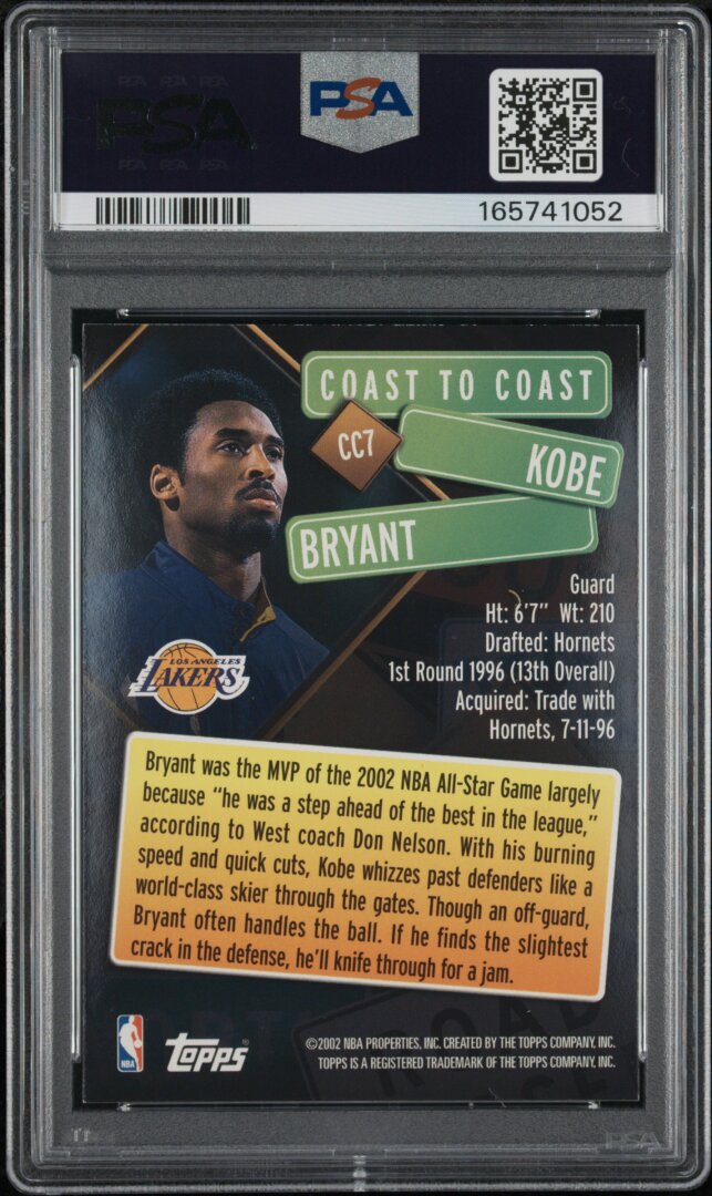 2002 Topps Coast to Coast Kobe Bryant PSA 7 #CC7