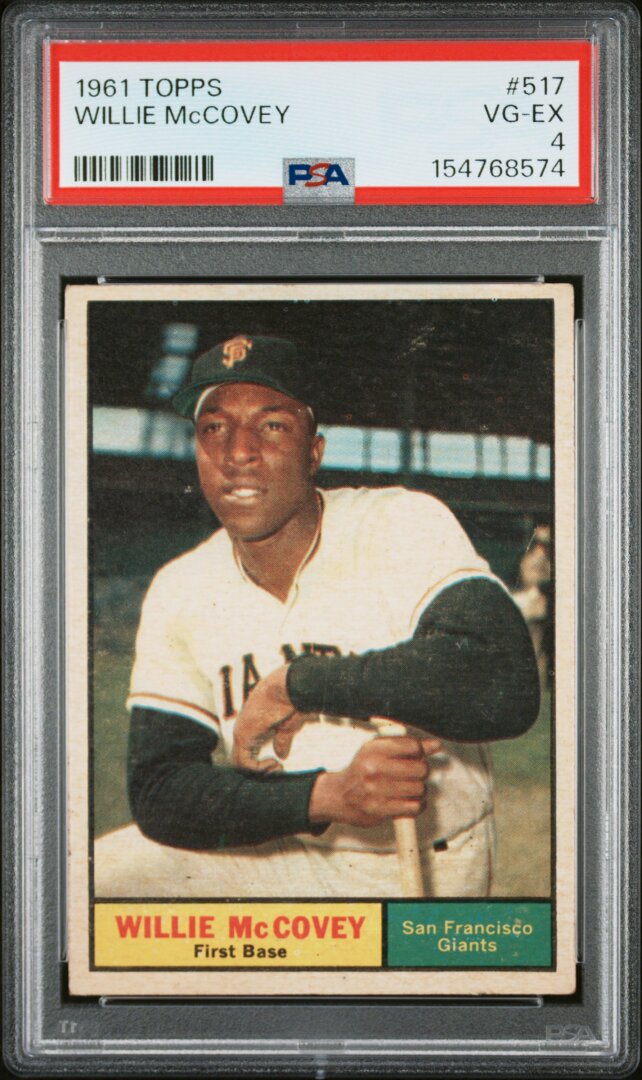 1961 Topps #517 Willie Mccovey PSA 4