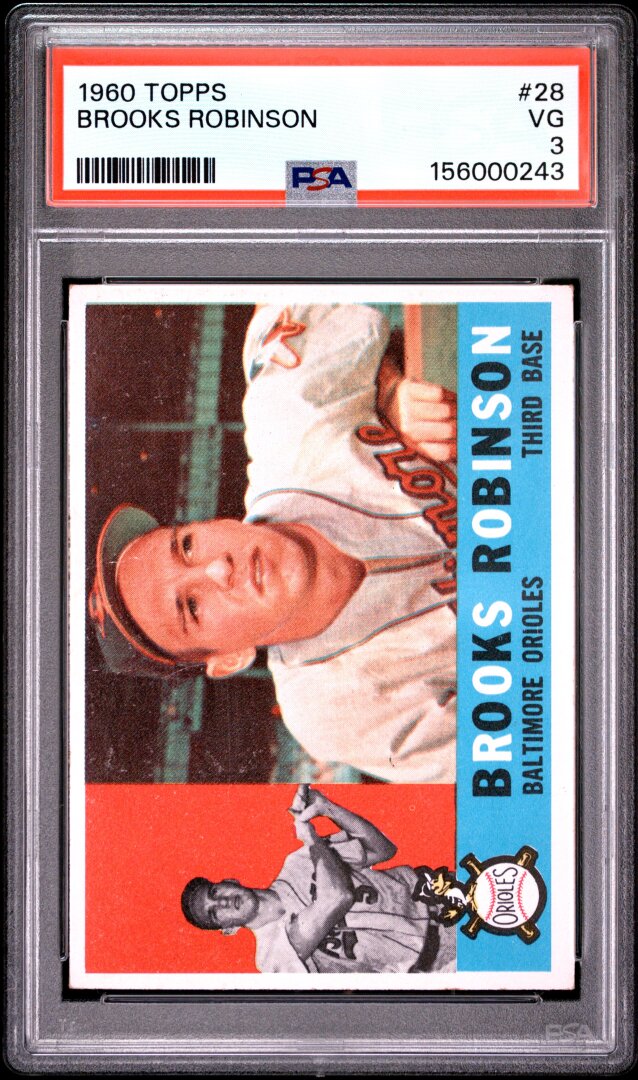 1960 Topps #28 Brooks Robinson PSA 3