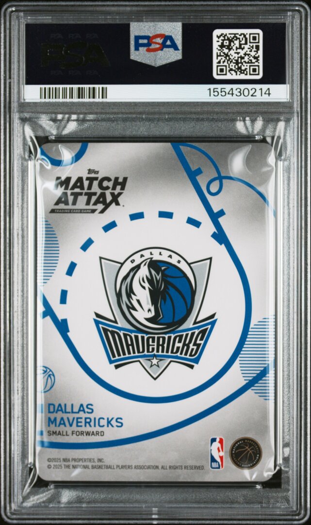 2025 Topps Match Attax Breakthrough Baller Cooper Flagg PSA 10 #BB-CF