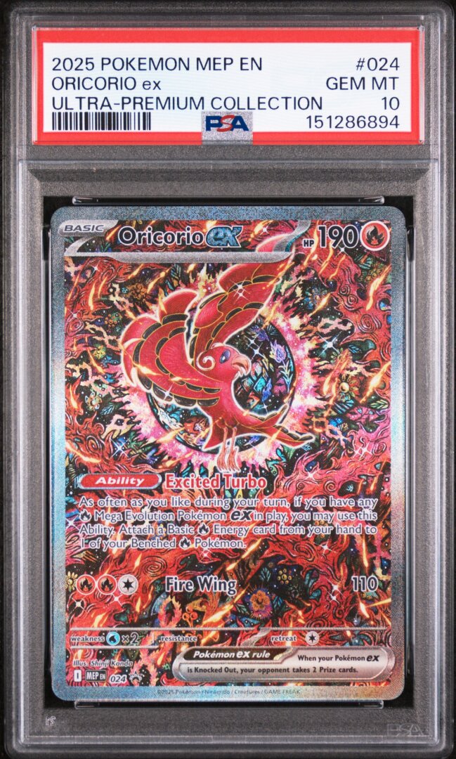 2025 Pokemon Oricorio Ex Ultra-premium Collection PSA 10 #024