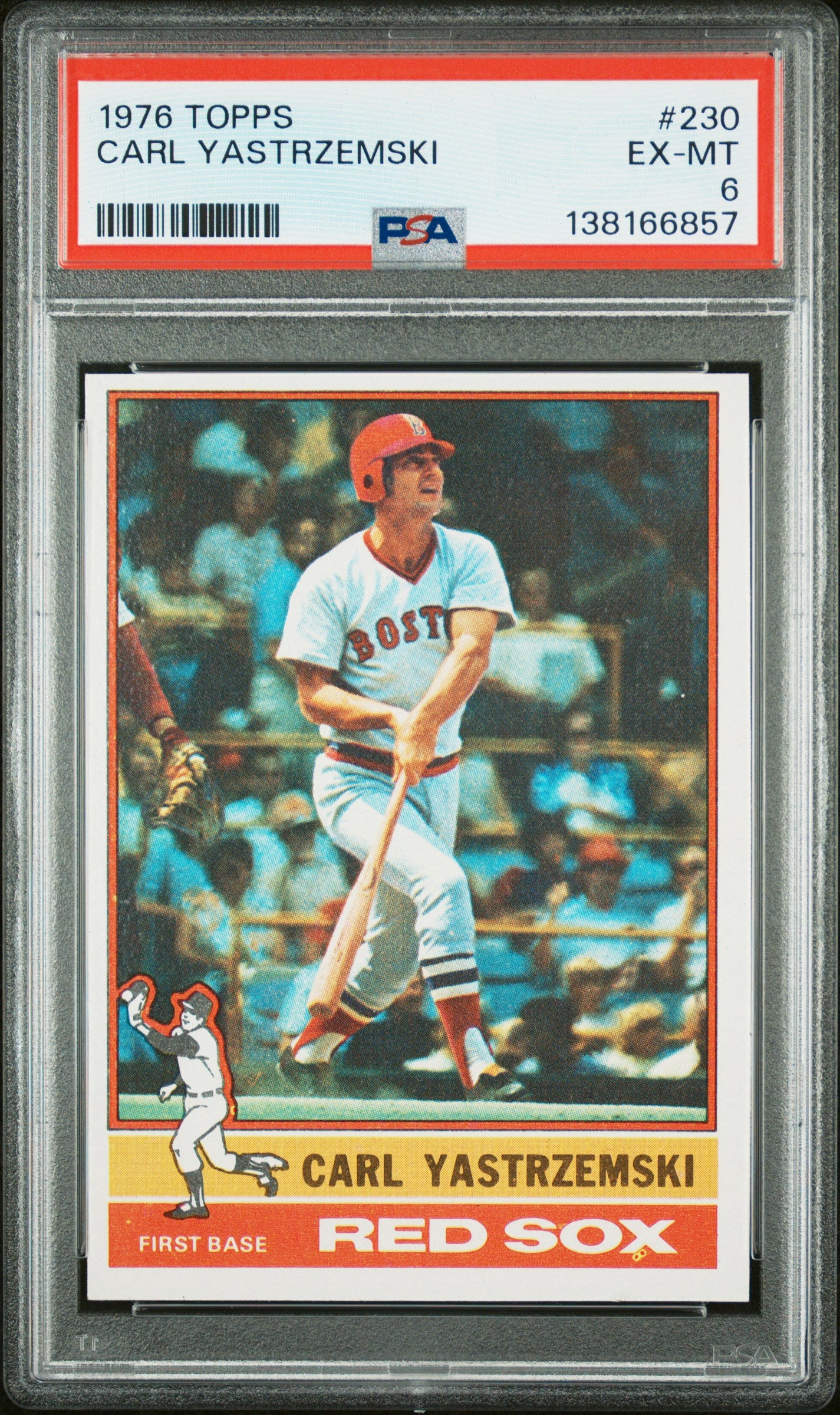 1976 Topps 230 Carl Yastrzemski PSA 6