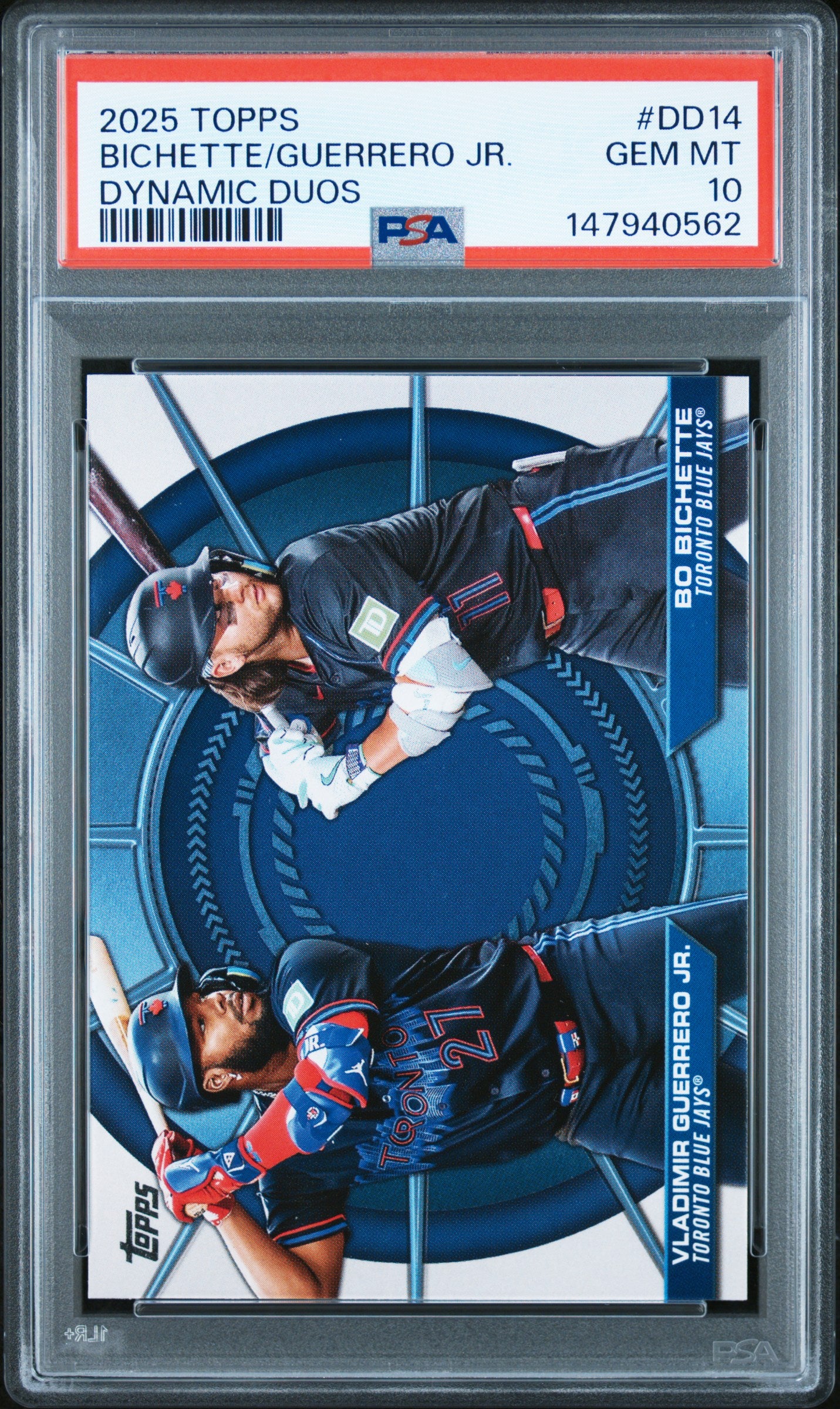 2025 Topps Dynamic Duos Dd14 Vladimir Guerrero Jr./Bo Bichette PSA 10