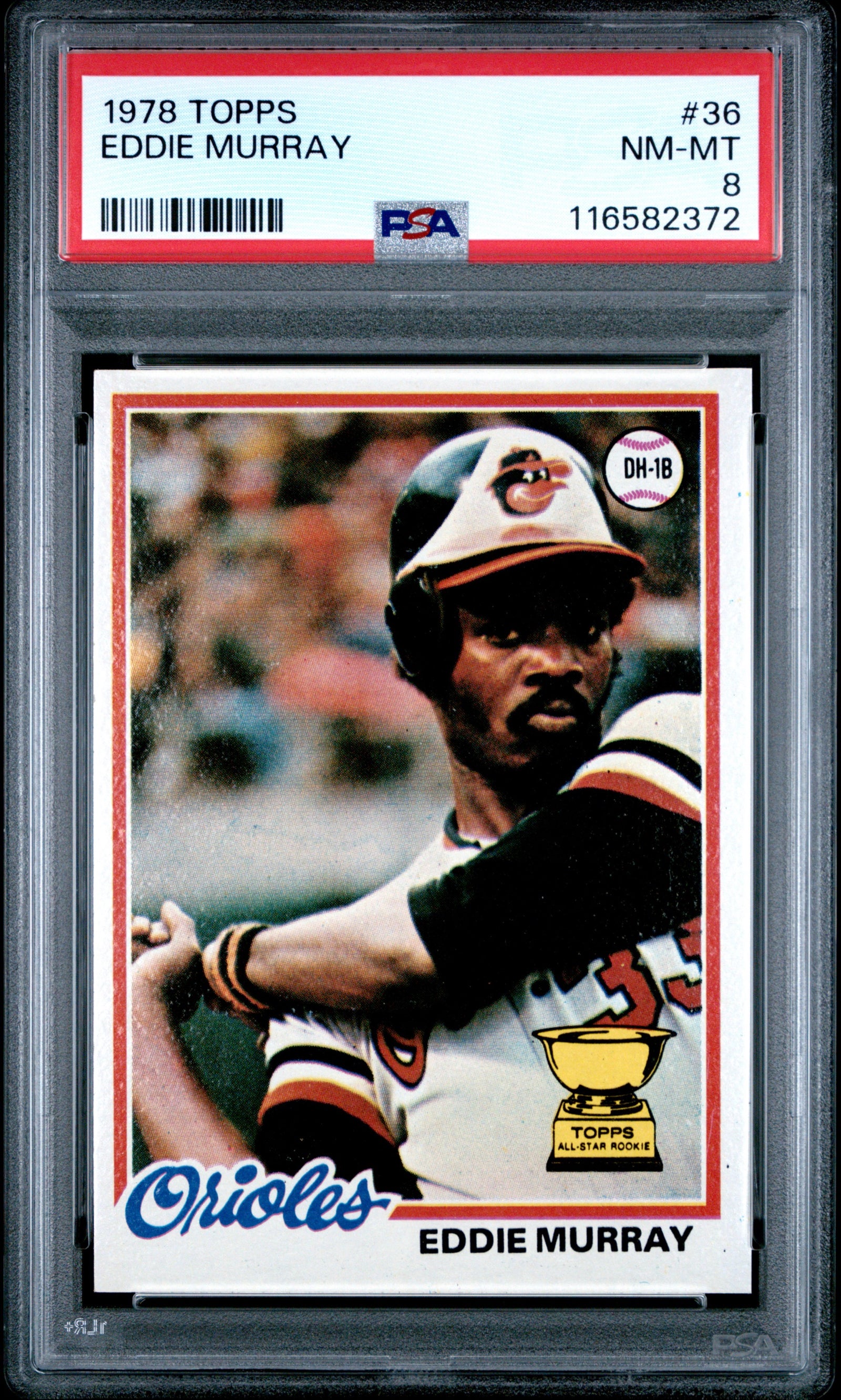 1978 Topps Eddie Murray RC PSA 8