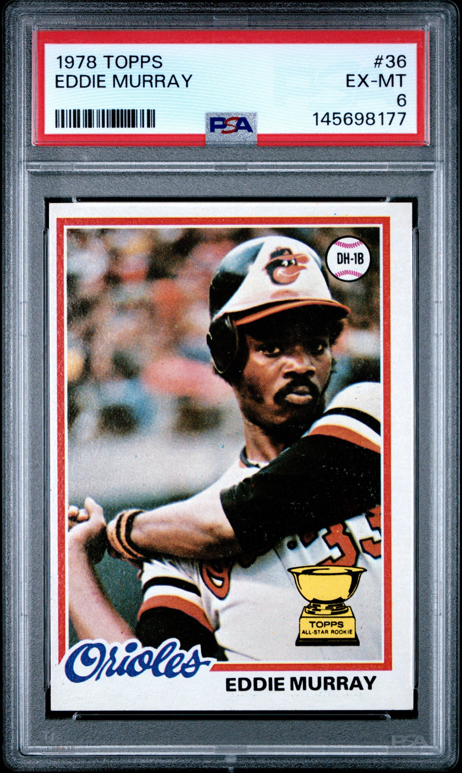 1978 Topps Eddie Murray RC PSA 6
