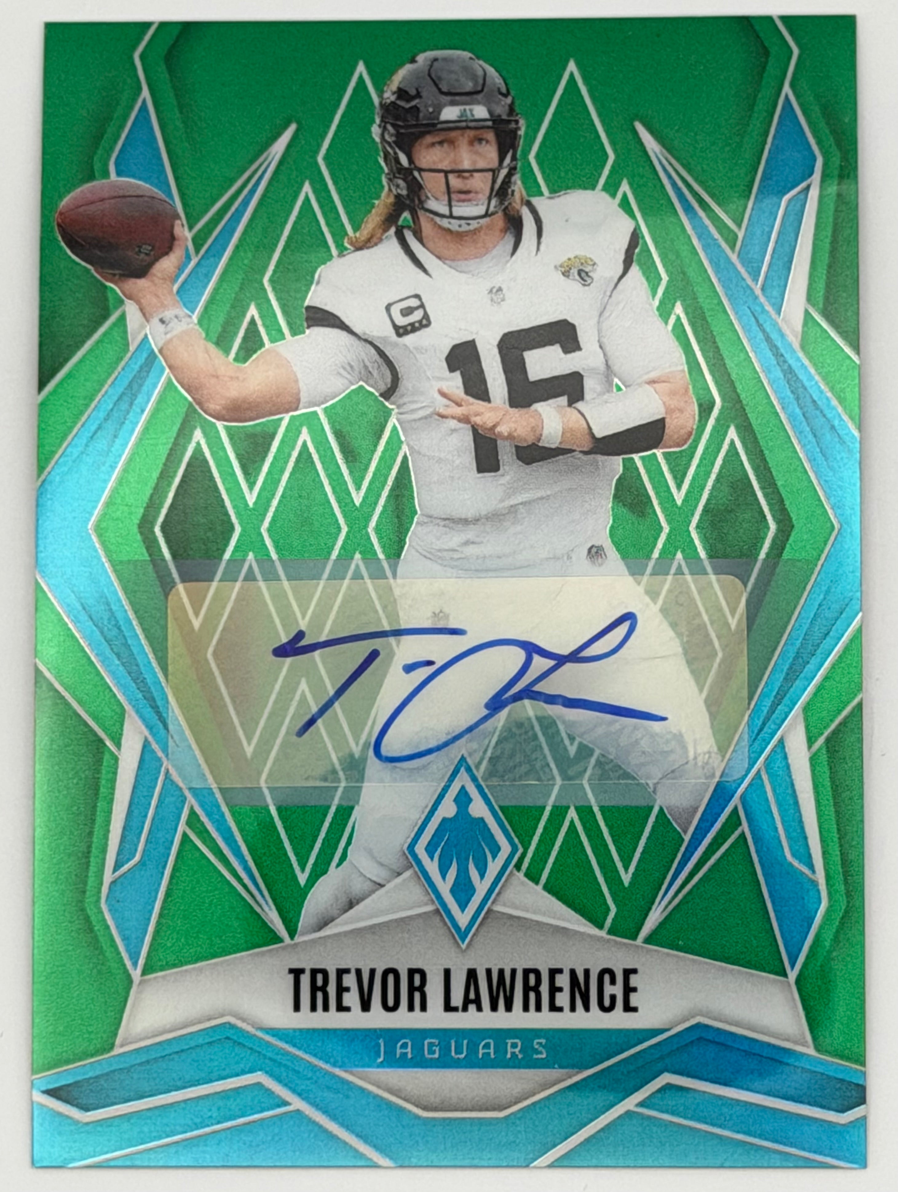 2025 Panini Phoenix Trevor Lawrence /25 Prizm Color Match Auto