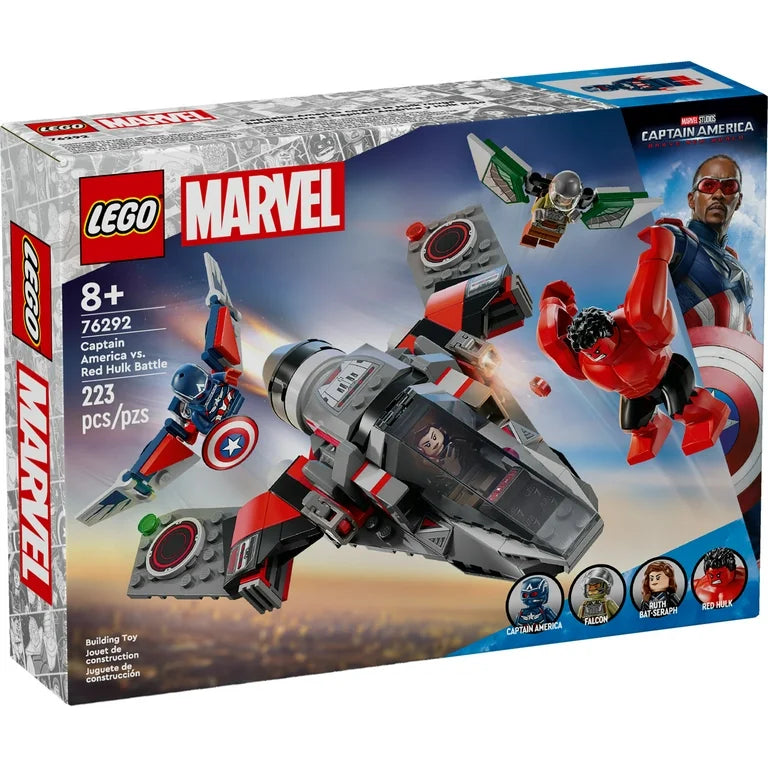 Lego Marvel Captain America vs. Red Hulk Battle 76292