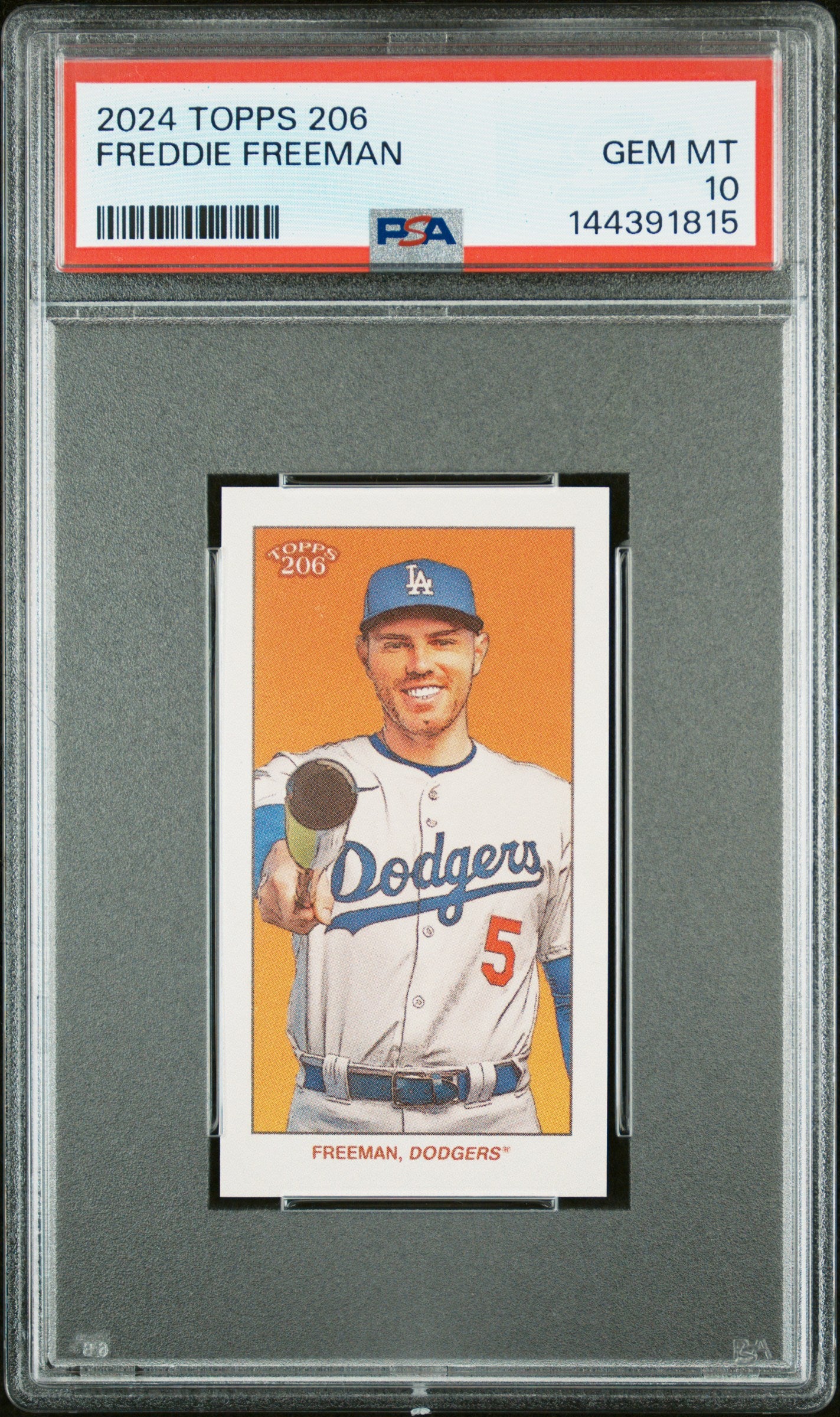 2024 Topps 206 Freddie Freeman PSA 10