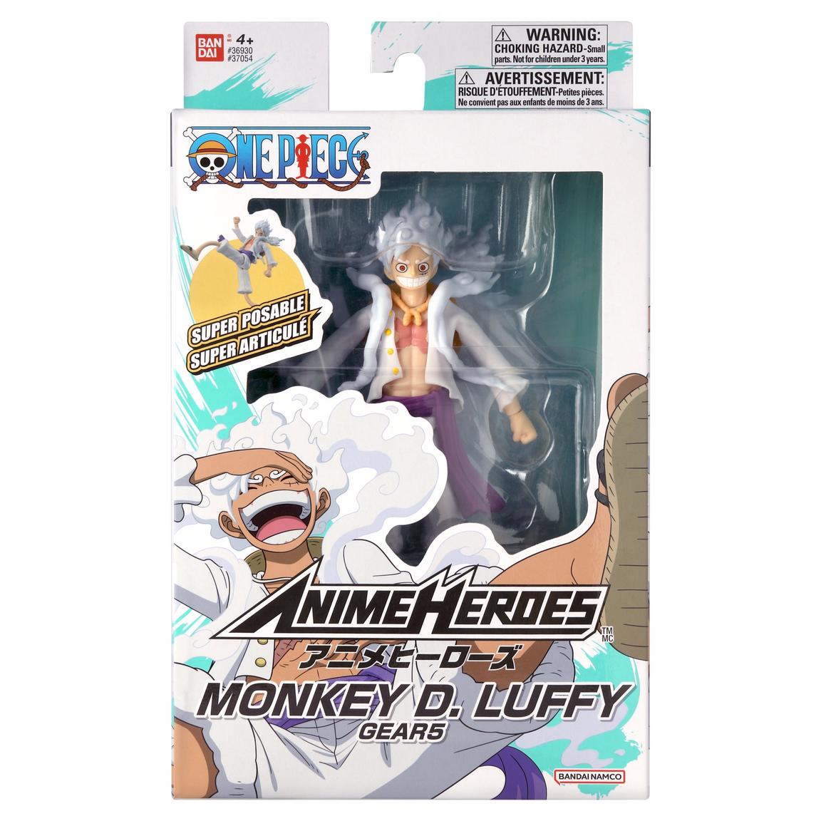 One Piece Monkey D. Luffy (Gear 5) Anime Heroes Action Figure
