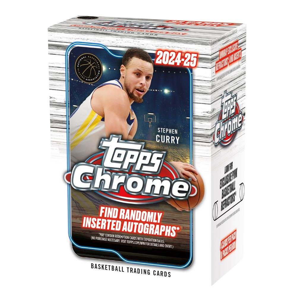 2024-25 Topps Chrome NBA Basketball Blaster Box