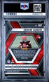 2025 Panini Mosaic 302 Shedeur Sanders Red & White Stripe PSA 8
