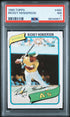 1980 TOPPS 482 RICKEY HENDERSON PSA 7 - front