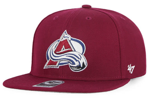 Colorado Avalanche Cardinal No Shot 47 Captain Hat