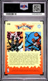 1992 UPPER DECK 510 MICHAEL JORDAN\LARRY BIRD FANIMATION PSA 8 - back