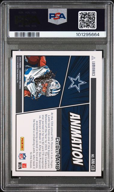 2024 Panini Luminance Ceedee Lamb Animation PSA 10