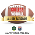 College Football.... All Season Long.....